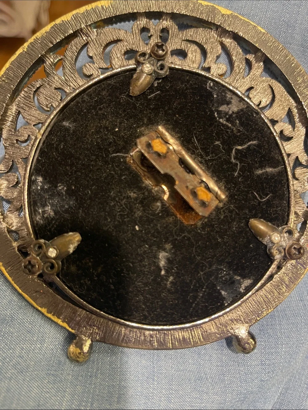 The Bombay Company- Ornate Jeweled Oval Picture Frame